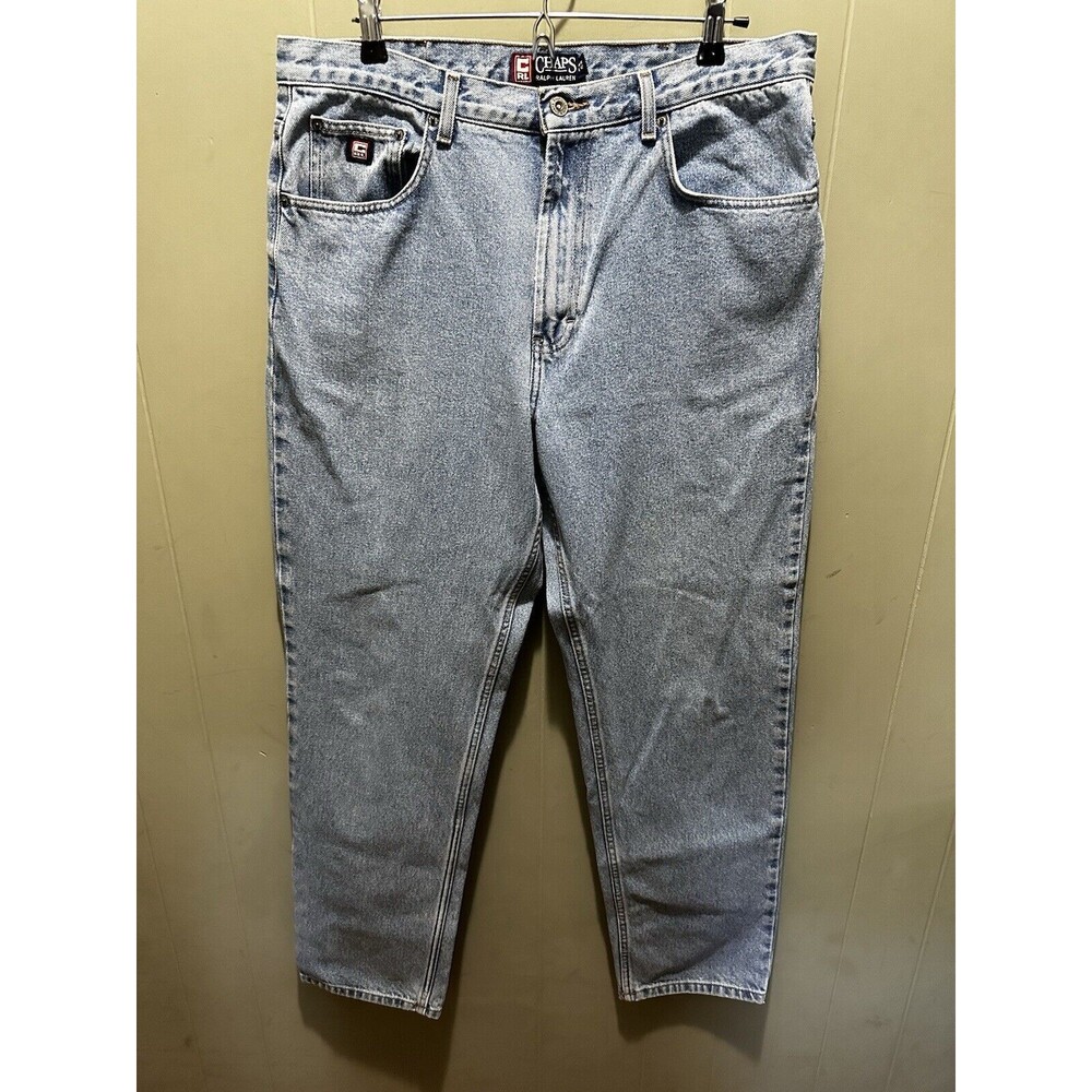 Vintage Chaps Ralph Lauren Jeans Relaxed Fit Straight Leg 90s Y2k Med Wash 36x32